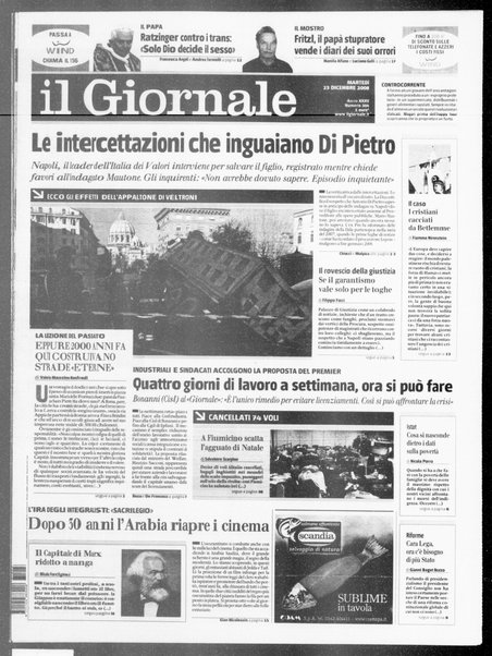 Il giornale : quotidiano del mattino